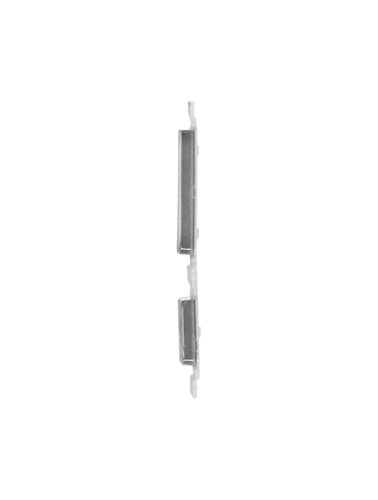 Hard Buttons (Power / Volume) For Motorola Moto G5 (XT1670 / 2017) (Silver) – Image 3