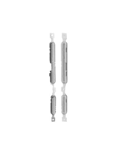 Hard Buttons (Power / Volume) For Motorola Moto G5 (XT1670 / 2017) (Silver) – Image 4