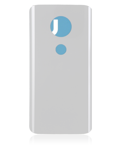 Cache arrière verre pour Motorola Moto G7 (XT1962 / 2019) (Genuine OEM) (Clear White) – Image 2