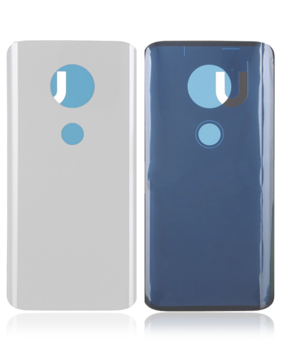 Cache arrière verre pour Motorola Moto G7 (XT1962 / 2019) (Genuine OEM) (Clear White) – Image 3