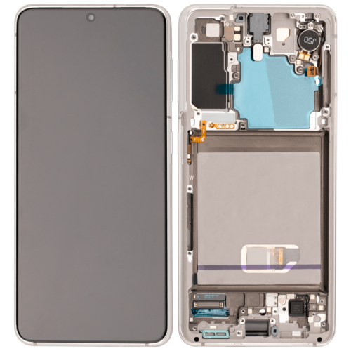 OLED Assembly With Frame For Samsung Galaxy S21 5G (Aftermarket Plus) (Phantom White) – Image 2