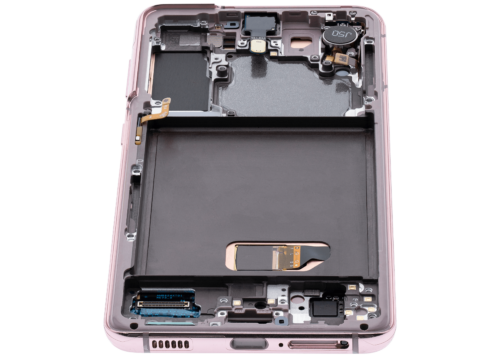 Bloc écran OLED avec cadre pour Samsung Galaxy S21 5G (compatible qualité supérieure) (Phantom Violet) – Image 12