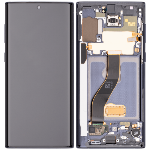 Bloc écran OLED avec cadre pour Samsung Galaxy Note 10 (compatible qualité supérieure) (Aura Black) – Image 2