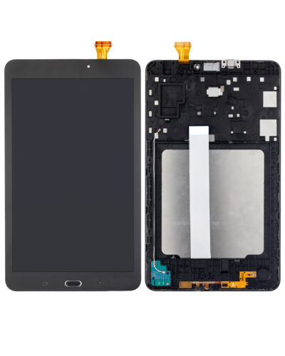 Écran LCD avec cadre pour Samsung Galaxy Tab E 8.0" (T375 / T377 / T378) (2016) (Remis à neuf) (Noir) – Image 2
