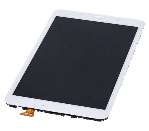 Écran LCD avec cadre pour Samsung Galaxy Tab E 8.0" (T375 / T377 / T378) (2016) (Remis à neuf) (Blanc) – Image 6