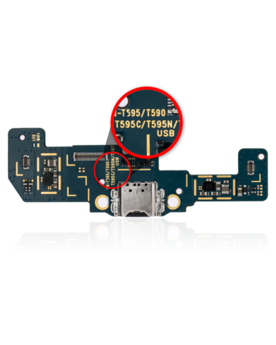 Port de chargement avec carte pour Samsung Galaxy Tab A 10,5" (T590 / T595 / T597) (2018) (Premium) – Image 8