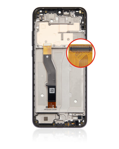 LCD Assembly With Frame For Motorola Moto G Play (XT2093 / 2021) (Refurbished) (Flash Gray) – Image 3