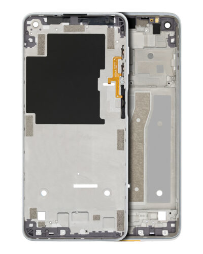 Mid-Frame Housing For Motorola Moto G Power (XT2117 / 2021) (Polar Silver)