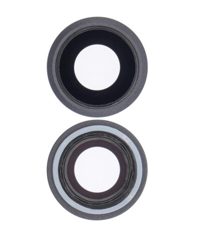 Caméra arrière lentille avec Bracket & cadre pour iPhone 8 / SE (2020) / SE (2022) (compatible qualité supérieure) (gris sidéral) (lot de 10) – Image 2