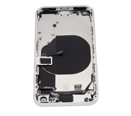 Back Housing W/ Small Components Pre-Installed For iPhone 8 (No Logo) (Aftermarket Plus) (Silver) – Image 8