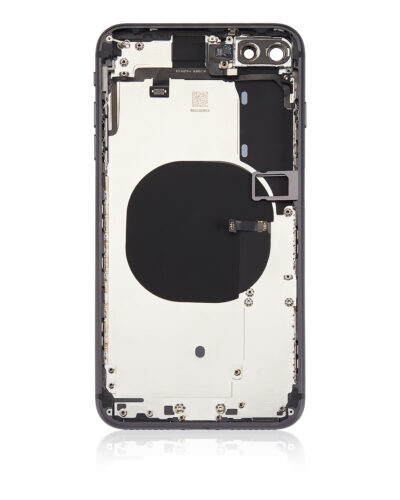 Coque arrière avec petits composants préinstallés pour iPhone 8 Plus (sans logo) (compatible Plus) (gris sidéral) – Image 4