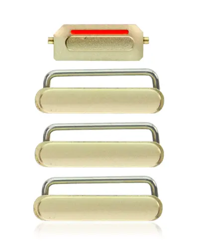 Hard Buttons (Power / Volume / Switch) For iPhone 6 / 6 Plus (Gold)