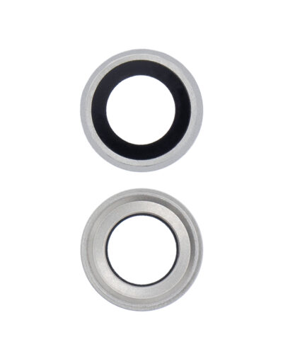 Back Camera Lens For iPhone 6 / 6S (Real Sapphire) (Premium) (Silver) (10 Pack) – Image 2