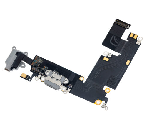 Câble flexible de port de charge pour iPhone 6 Plus (Premium) (Gris sidéral) – Image 3