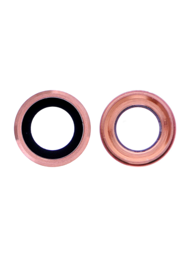 Back Camera Lens For iPhone 6 Plus / 6S Plus (Real Sapphire) (Premium) (Rose Gold) (10 Pack) – Image 2