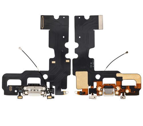 Charging Port Flex Cable For iPhone 7 (Aftermarket) (Gold / Rose Gold) – Image 2