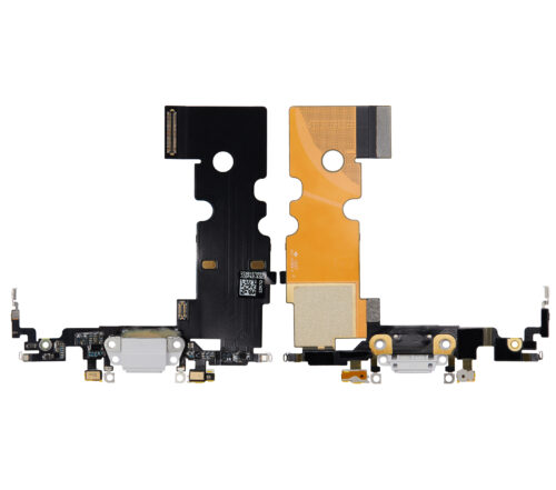 Câble flexible de port de charge pour iPhone 8 (premium) (Argent) – Image 2