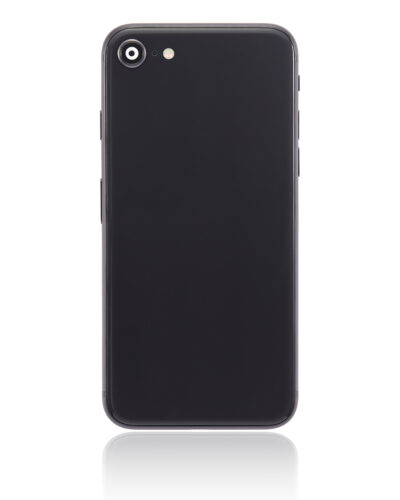 Coque arrière avec petits composants préinstallés pour iPhone 8 (sans logo) (Adaptable Plus) (Gris sidéral) – Image 3