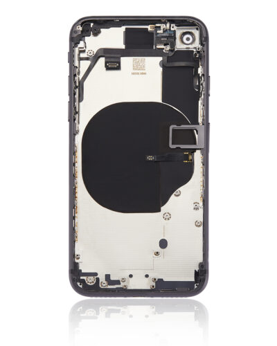 Coque arrière avec petits composants préinstallés pour iPhone 8 (sans logo) (Adaptable Plus) (Gris sidéral) – Image 4