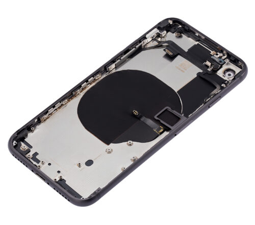 Coque arrière avec petits composants préinstallés pour iPhone 8 (sans logo) (Adaptable Plus) (Gris sidéral) – Image 6
