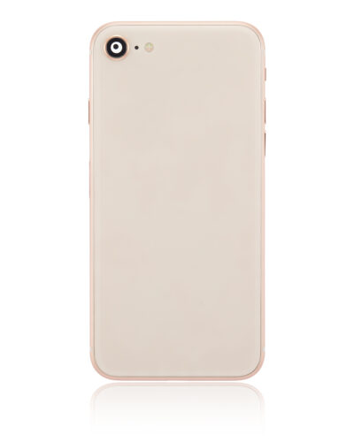 Coque arrière avec petits composants préinstallés pour iPhone 8 (sans logo) (Pièce de rechange Plus) (Or) – Image 3