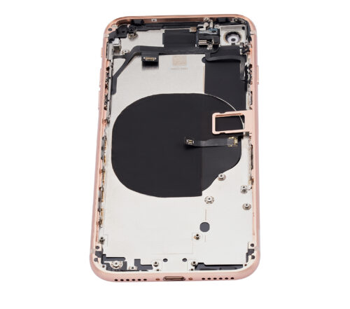 Coque arrière avec petits composants préinstallés pour iPhone 8 (sans logo) (Pièce de rechange Plus) (Or) – Image 7
