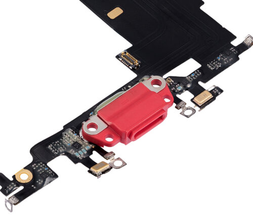 Nappe de connecteur de charge pour iPhone SE (2020) (compatible qualité supérieure) (rouge) – Image 6
