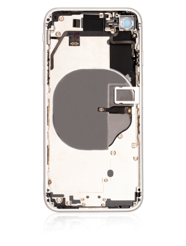 Coque arrière avec petits composants préinstallés pour iPhone 8 (Pièce d'origine d'occasion : Grade A) (Argent) – Image 3