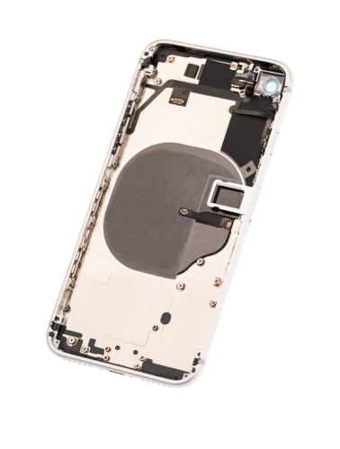 Coque arrière avec petits composants préinstallés pour iPhone 8 (Pièce d'origine d'occasion : Grade A) (Argent) – Image 5