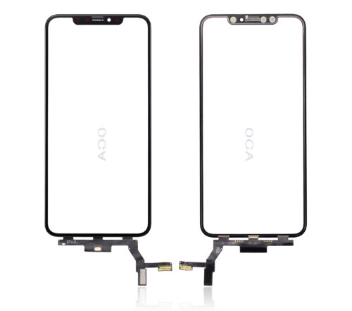 3 en 1 (vitre avant + cadre + OCA pré-installé) pour iPhone 8 Plus (OCA Master) (noir) (lot de 2) – Image 4