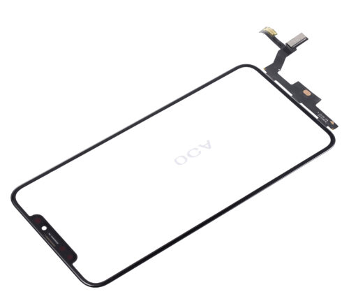 3 en 1 (vitre avant + cadre + OCA pré-installé) pour iPhone 8 Plus (OCA Master) (noir) (lot de 2) – Image 5