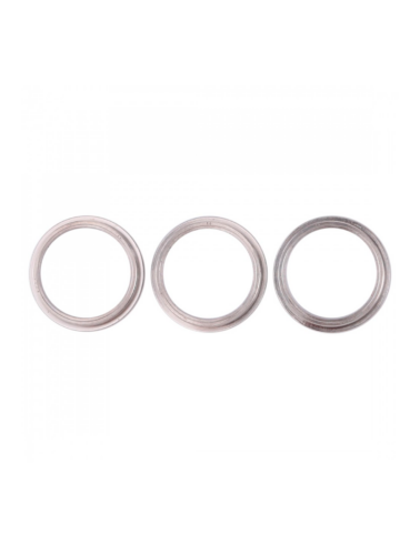 Caméra arrière cadre Ring Only pour iPhone 11 Pro / 11 Pro Max (argent) (3 Piece Set) (lot de 10) – Image 4