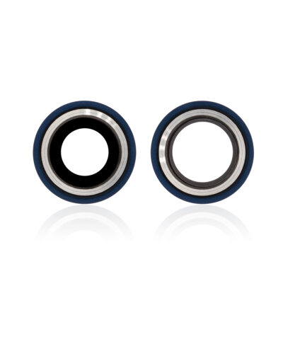 Caméra arrière lentille avec Bracket & cadre pour iPhone 12 / 12 Mini (compatible qualité supérieure) (bleu) – Image 5
