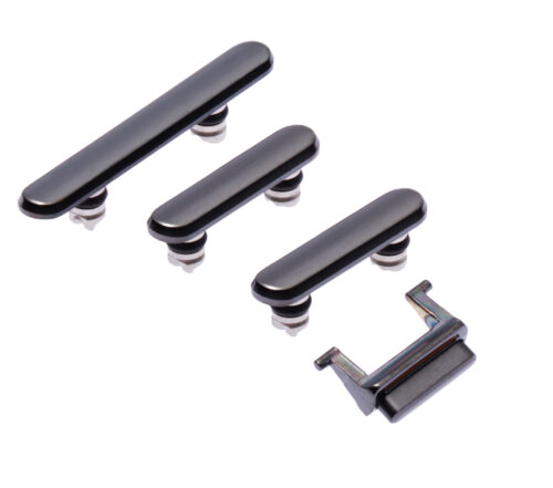 Boutons physiques (Marche/Arrêt / Volume / Interrupteur) pour iPhone X (Noir) – Image 4