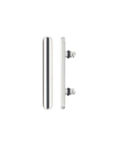 Boutons physiques (Marche/Arrêt / Volume / Interrupteur) pour iPhone X (Argent) – Image 2