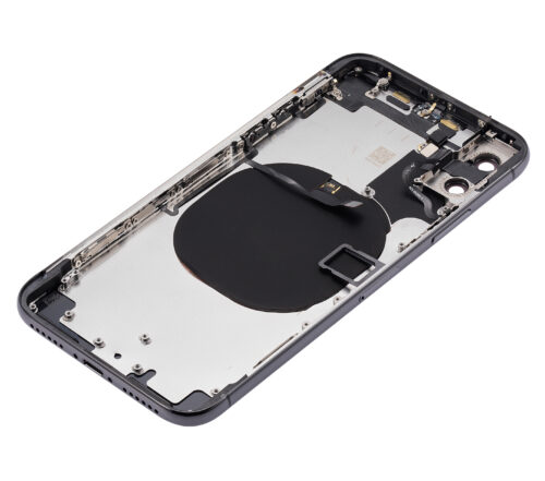 Coque arrière avec petits composants préinstallés pour iPhone X (sans logo) (Aftermarket Plus) (Gris sidéral) – Image 6