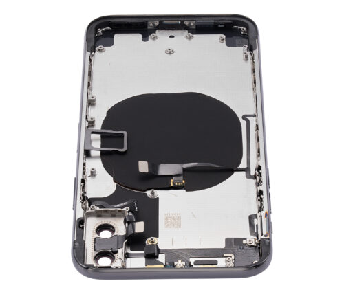 Coque arrière avec petits composants préinstallés pour iPhone X (sans logo) (Aftermarket Plus) (Gris sidéral) – Image 8