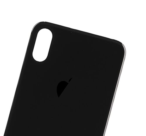Back Cover Glass For iPhone X (No Logo) (Space Gray) – Image 3