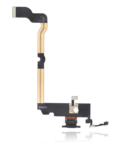 Charging Port Flex Cable For iPhone XS Max (Aftermarket) (Space Gray) – Image 3