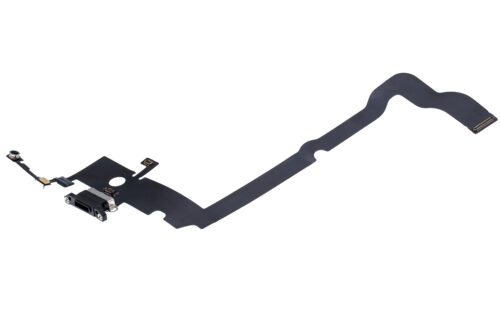 Charging Port Flex Cable For iPhone XS Max (Aftermarket) (Space Gray) – Image 5