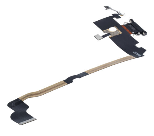Charging Port Flex Cable For iPhone XS Max (Aftermarket) (Space Gray) – Image 4