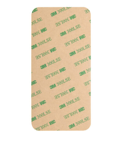 Vitre arrière avec 3M adhésif pour iPhone XR (No Logo / Large Camera Hole) (blanc) – Image 7