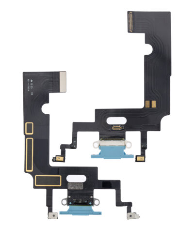 Câble flexible de port de charge pour iPhone XR (premium) (Bleu) – Image 2