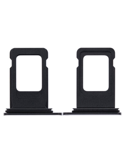 Tiroir pour carte SIM unique pour iPhone XR (noir) – Image 2
