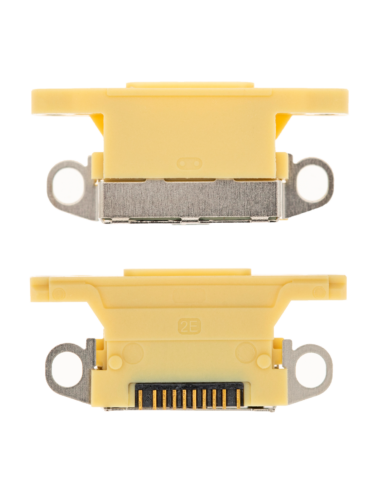 Charging Port Only For iPhone XR (Yellow) (10 Pack) – Image 4