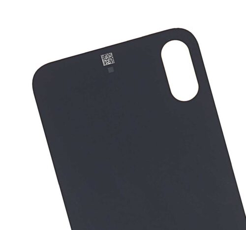 Back Cover Glass For iPhone XS (No Logo) (Silver) – Image 2