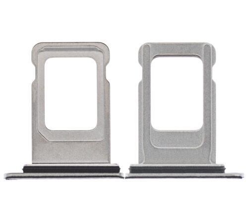 Tiroir pour carte SIM unique pour iPhone XS Max (Argent) – Image 2