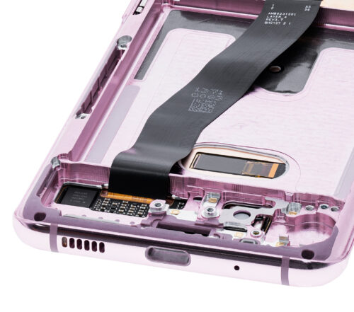 Bloc écran OLED avec cadre pour Samsung Galaxy S20 5G (Verizon 5G UW Frame Only) (Used OEM Pull: Grade A) (Cloud Pink) – Image 9