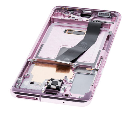 Bloc écran OLED avec cadre pour Samsung Galaxy S20 5G (Verizon 5G UW Frame Only) (Used OEM Pull: Grade A) (Cloud Pink) – Image 6