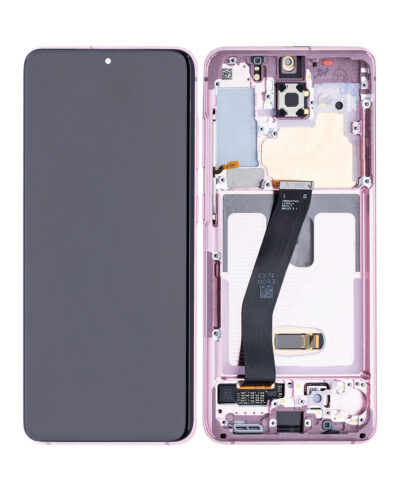 Écran OLED avec cadre pour Samsung Galaxy S20 5G (cadre ultra-fin Verizon 5G uniquement) (reconditionné) (rose nuage) – Image 3